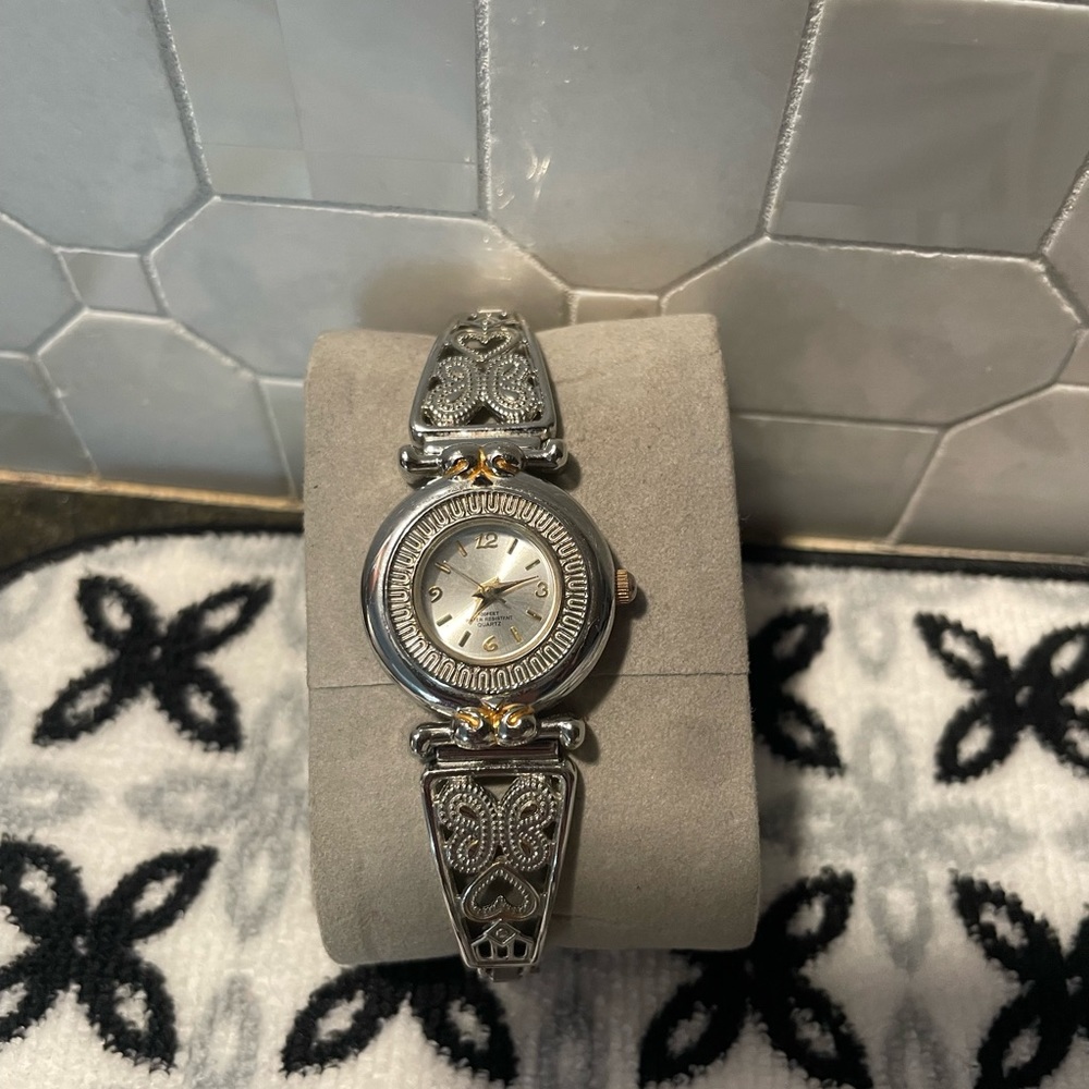 Metal butterfly watch